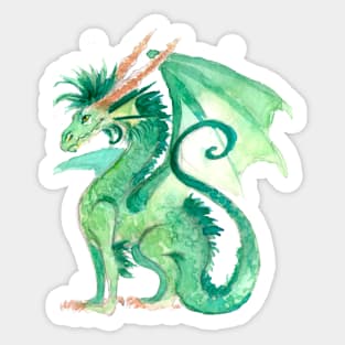 Green Dragon Sticker